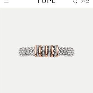 Fope flex it bracelet with diamonds